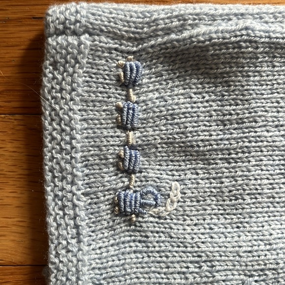 NWT Sue Hill baby sweater with an embroidered train. 6-12m - Picture 4 of 4